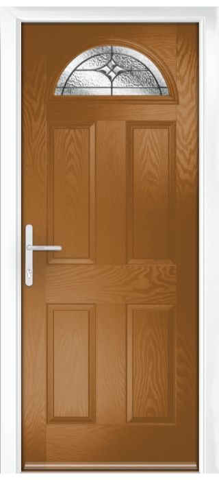 Composite Door - York - Classic Collection - Golden Oak