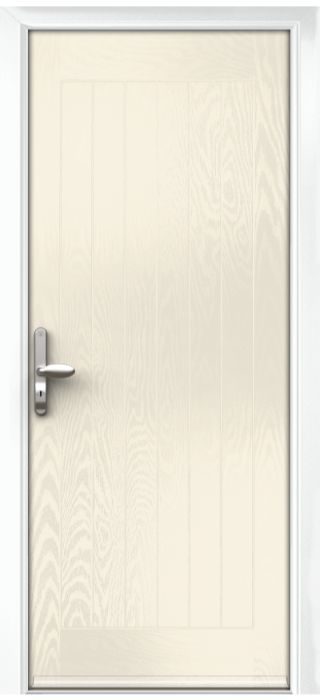 Composite Door - Aspen - Rural Collection - Cream White