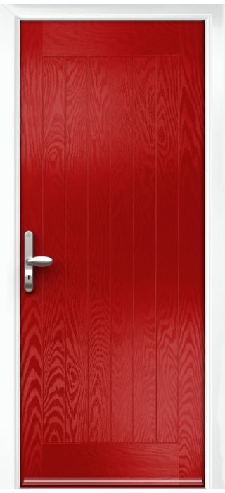 Composite Door - Aspen - Rural Collection - Red