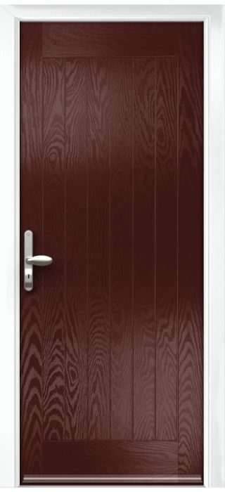 Composite Door - Aspen - Rural Collection - Rosewood