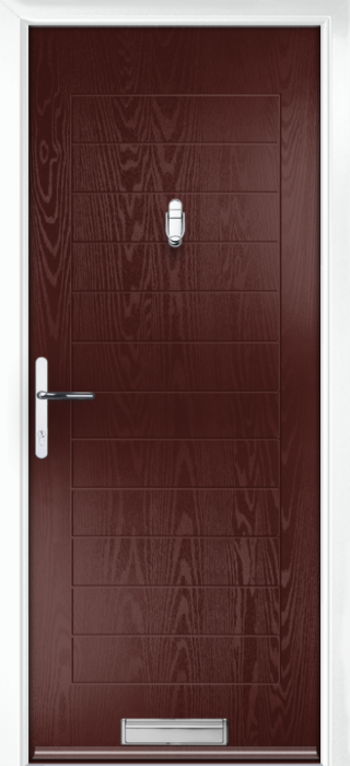 Composite Door - Talbot Solid - Classic Collection - Rosewood