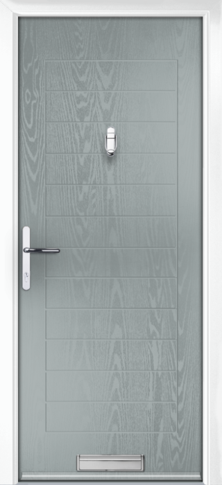 Composite Door - Talbot Solid - Classic Collection - Silver Grey