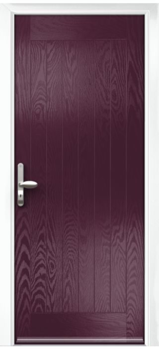 Composite Door - Aspen - Rural Collection - Very Berry