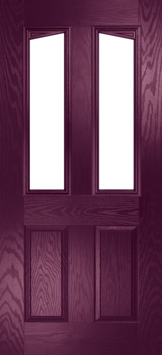 Composite Door - Aydon - Classic Collection - Very Berry