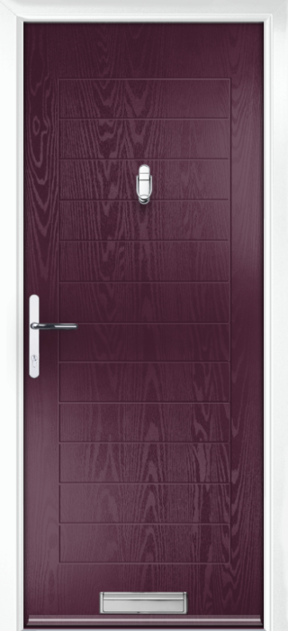 Composite Door - Talbot Solid - Classic Collection - Very Berry