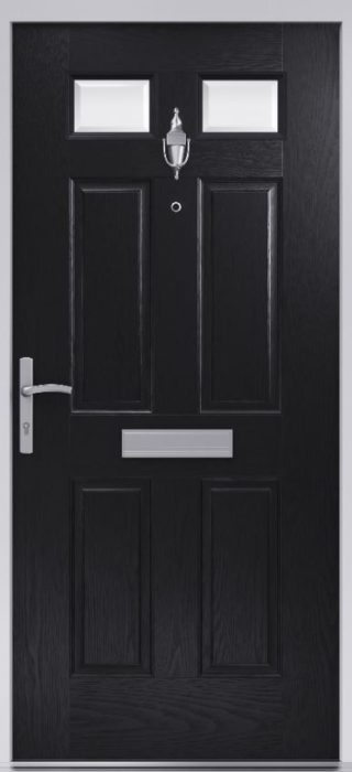 Black Glazed Fire Door