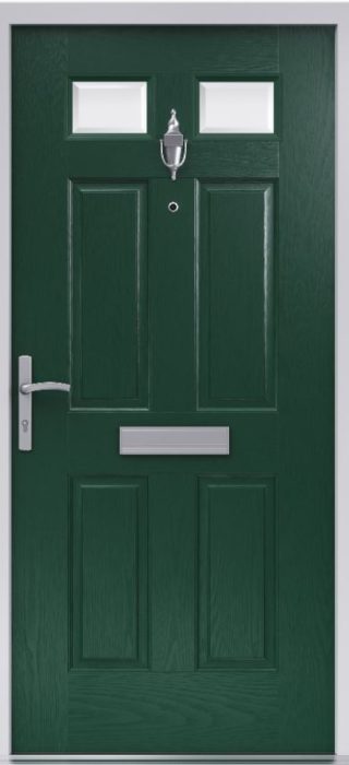 Green Glazed Fire door