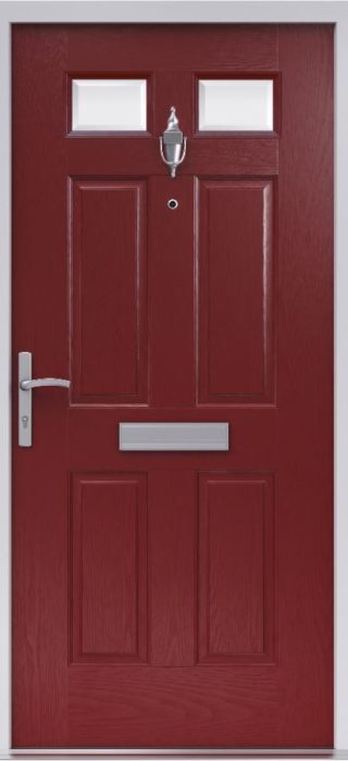 Red Glazed Fire Door