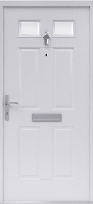 White Glazed Fire door